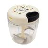KA Snoopy Bumbun Chopper 900 Улучшенная версия Моющаяся крышка 5-лопастной PEANUTS BBC-SN09 (01.Шеф-повар (Белый/Черный) Тритан)