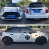 Car Door Side Stripe Stickers Hood Rear Trunk Decal Sticker Checker Decoration For MINI Cooper S F54 F55 F56 F60 R55 R56 R60