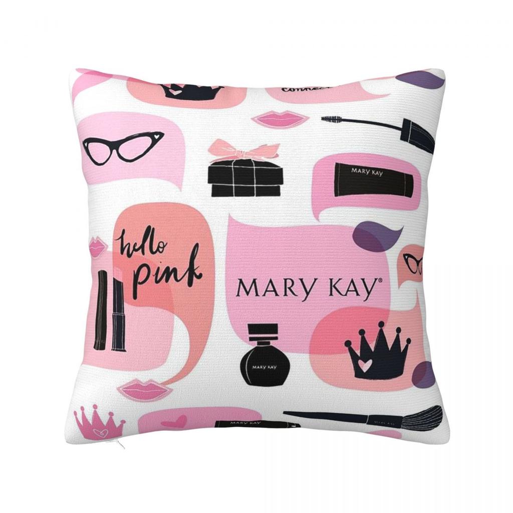 Mary Kay Косметика Квадратная Наволочка Чехол для Подушки Чехол для Подушки Декоративная Подушка для Дома Дивана Гостиной
