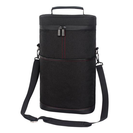 Сумка-холодильник для красного вина большой вместимости, непротекаемая, водонепроницаемая, из ткани Оксфорд, с термоизоляцией, с ручкой и регулируемым ремнем