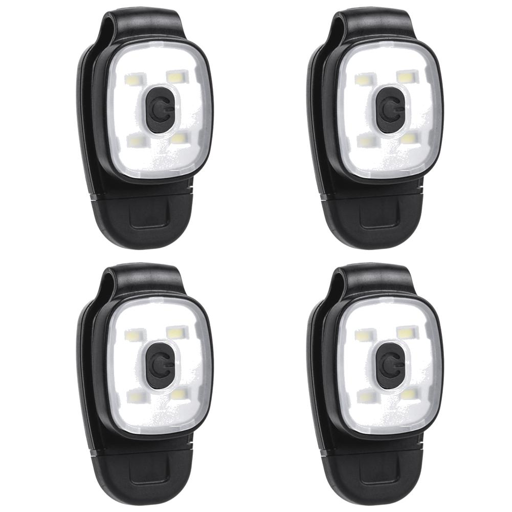 1-10PCS LED Clip Flashlight 3 Modes USB Rechargeable Clip On Cap Hat Light Night Running Safety Warning Light Portable Headlight