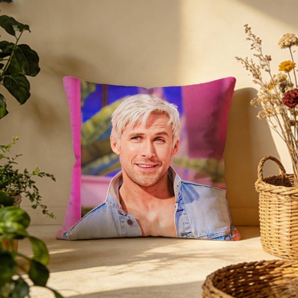 Trendy RRyan Goslinging Cushion Cover Versatile DoubleSided Pillow Case Fit for Sofa Bed Car  Daily Decor