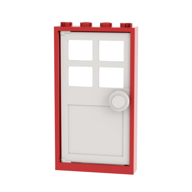 Дверные Оконные Строительные Блоки Совместимые с Крупными Брендами Детские Игрушки 60596 60623 6141 Раннее Обучение MOC Образовательные Подарки