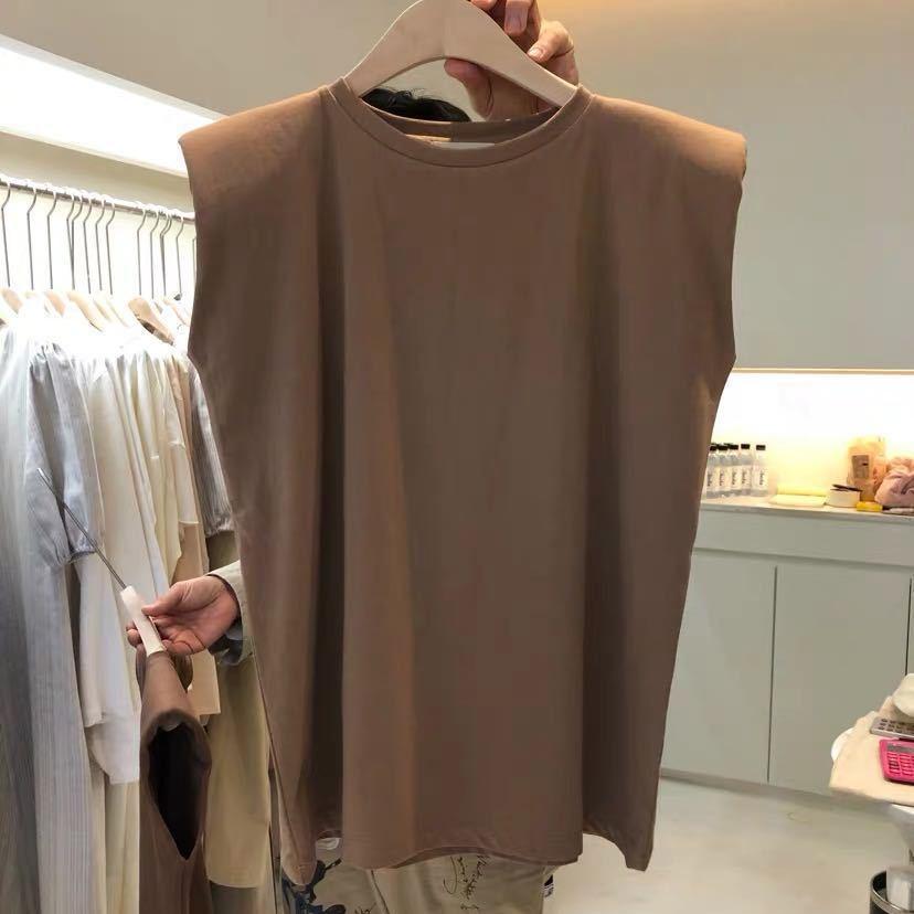 Женский жилет, свободный летний модный жилет без рукавов, топ