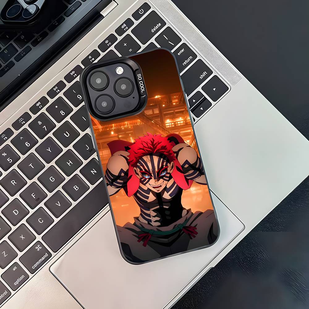 Чехол для телефона Аниме А-Аказа для iPhone 17,16,15,14,13,12,11,Pro,XS,Max,Plus,Mini,SE Черный Конфетный Матовый Ударопрочный Чехол