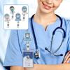 4 Pieces Badge Reels Clip Cute Nursing Nurses Week Gifts Practical Retractable