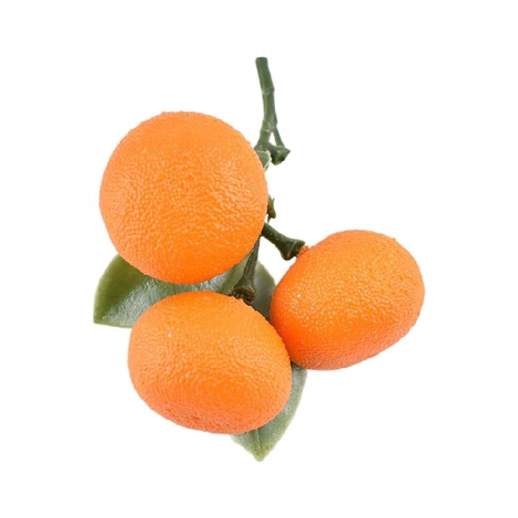 Simulation Foams Tangerine Realistic Fruit for Kitchen Parties Decorations