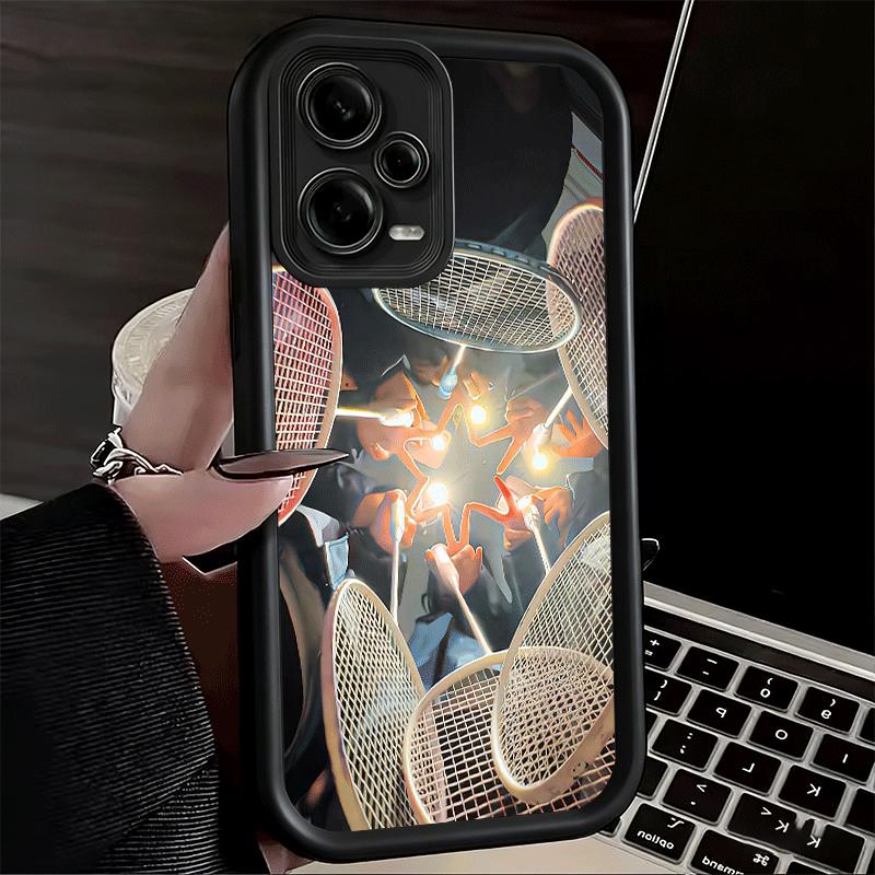 Чехол для телефона Xiaomi Redmi Note 15 14 13 Pro Plus Бадминтон Спорт Чехол 12S 11 11S 11T 5G 14S Мягкий силикон Funda