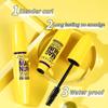 Mascara Lengthening Black Lash Eyelash Extension Eye Lashes Brush Beauty Makeup Long-wearing Yellow Color Mascara Stage Makeup Sensation