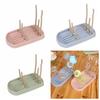 Foldable Bottle Drying Rack Colorful Feeding Cup Holder Baby Feeding Bottle Drain Rack  Countertop