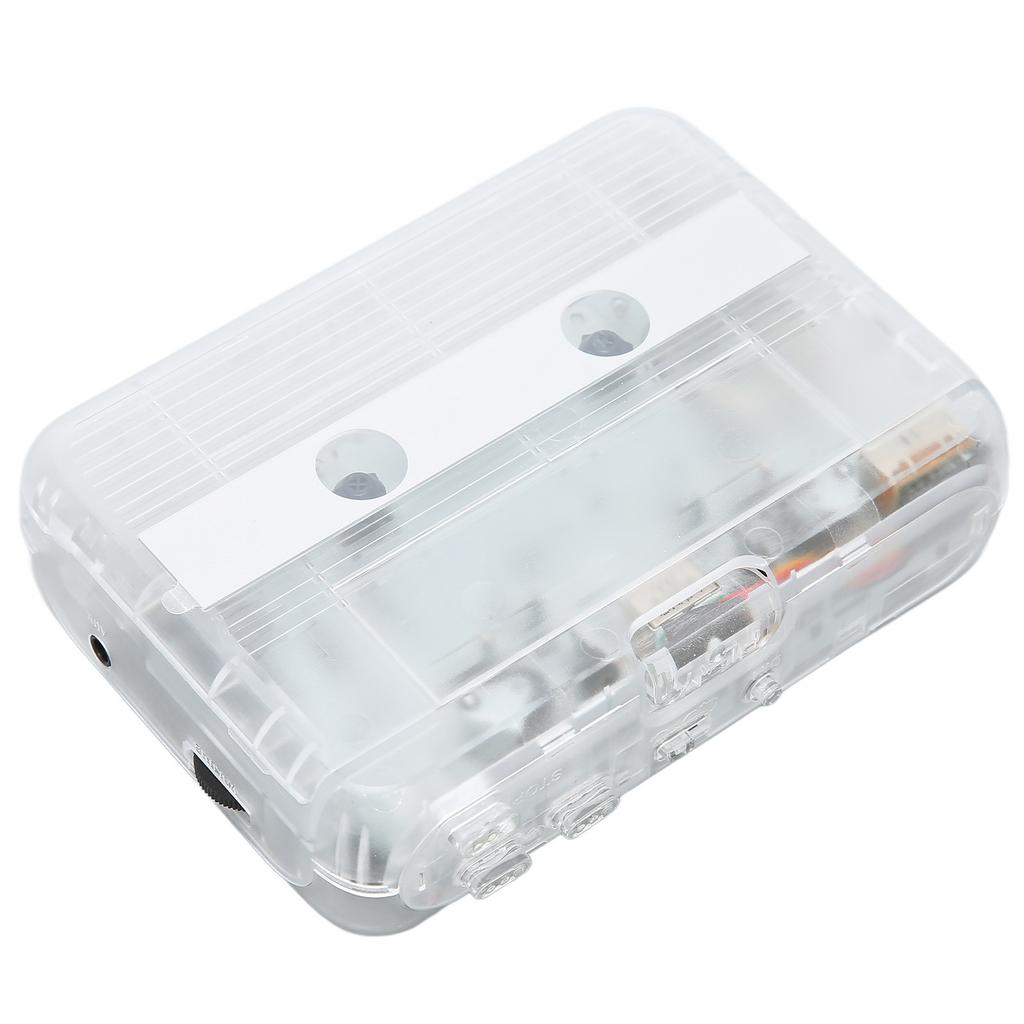 TON007B Bluetooth кассетный плеер с функцией автореверса для наушников стерео кассетный плеер белый