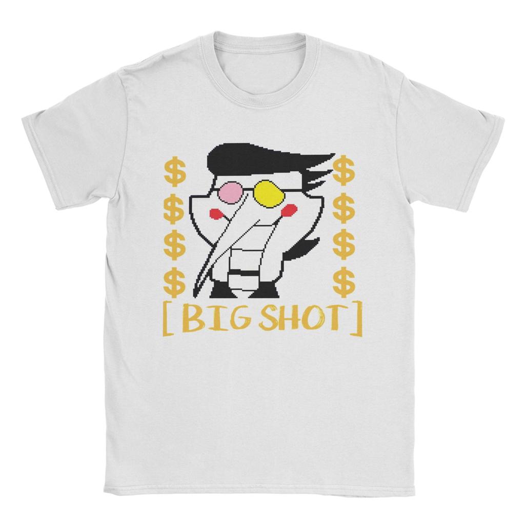 Men Women Spamton and Tenna Child of Divorce Deltarune Game T Shirt Cotton Graphic Printing Tee Shirts Clothing Outfits Tops