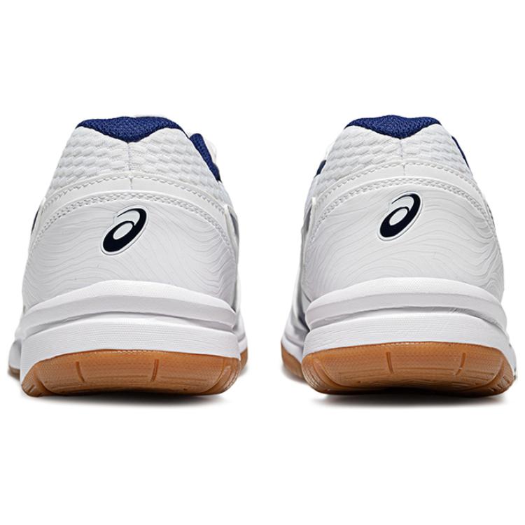 Asics Rivre Cf Fabric Comfortable Lightweight Breathable Flexible Durable Low-Top Badminton Shoes Unisex Shoes White Blue 1073A073-100