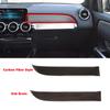 Декоративная панель приборной панели центральной консоли автомобиля в стиле углеродного волокна, подходящая для Mercedes Benz GLB-автомобильный интерьер