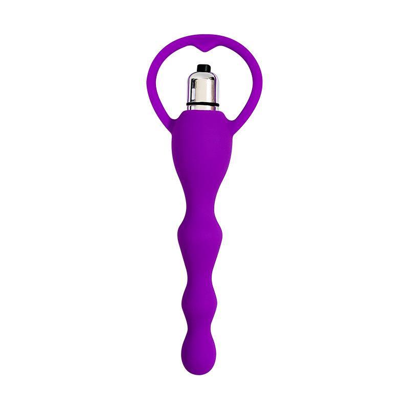 Anal Silicone Vibrator and Plug Beads Set
