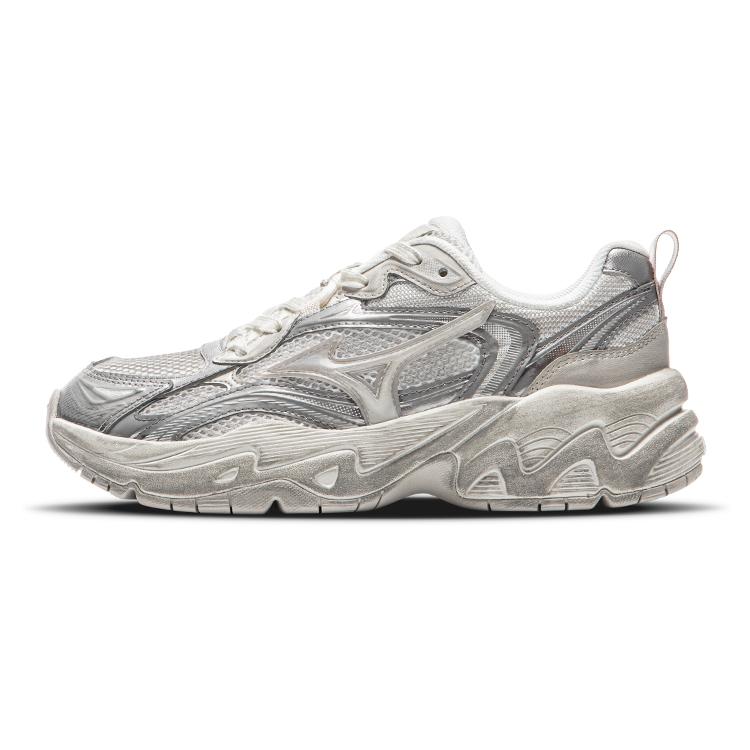 Mizuno Кроссовки TRAINER 2K Амортизаторы Нескользящие Низкие Кроссовки для бега Унисекс Белый Серый Mizuno D1GH250403