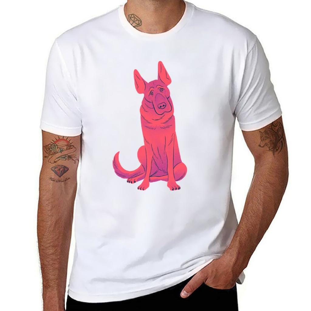 Vine Dog TShirt Fashion Simple Casual Tee Shirt