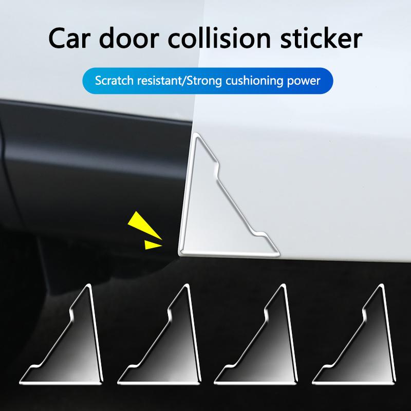 AENTC1 2pcs Silicone for Porsche Boxster Cayman Cayenne 911 Macan Panamera Car Door Corner Protector Anti-Collision Scratch Cover