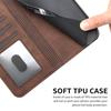 Anti-Fingerprint Matte Leather Wallet Case for Moto LG Nokia Sony Card Holder Flip Cover for Google OPPO OnePlus VIVO Handstrap Phone Case