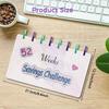1pc 52 Week Money Saving Challenge Binder Reusable Budget Binder Storage Challenge Book High-Quality Durable Toy