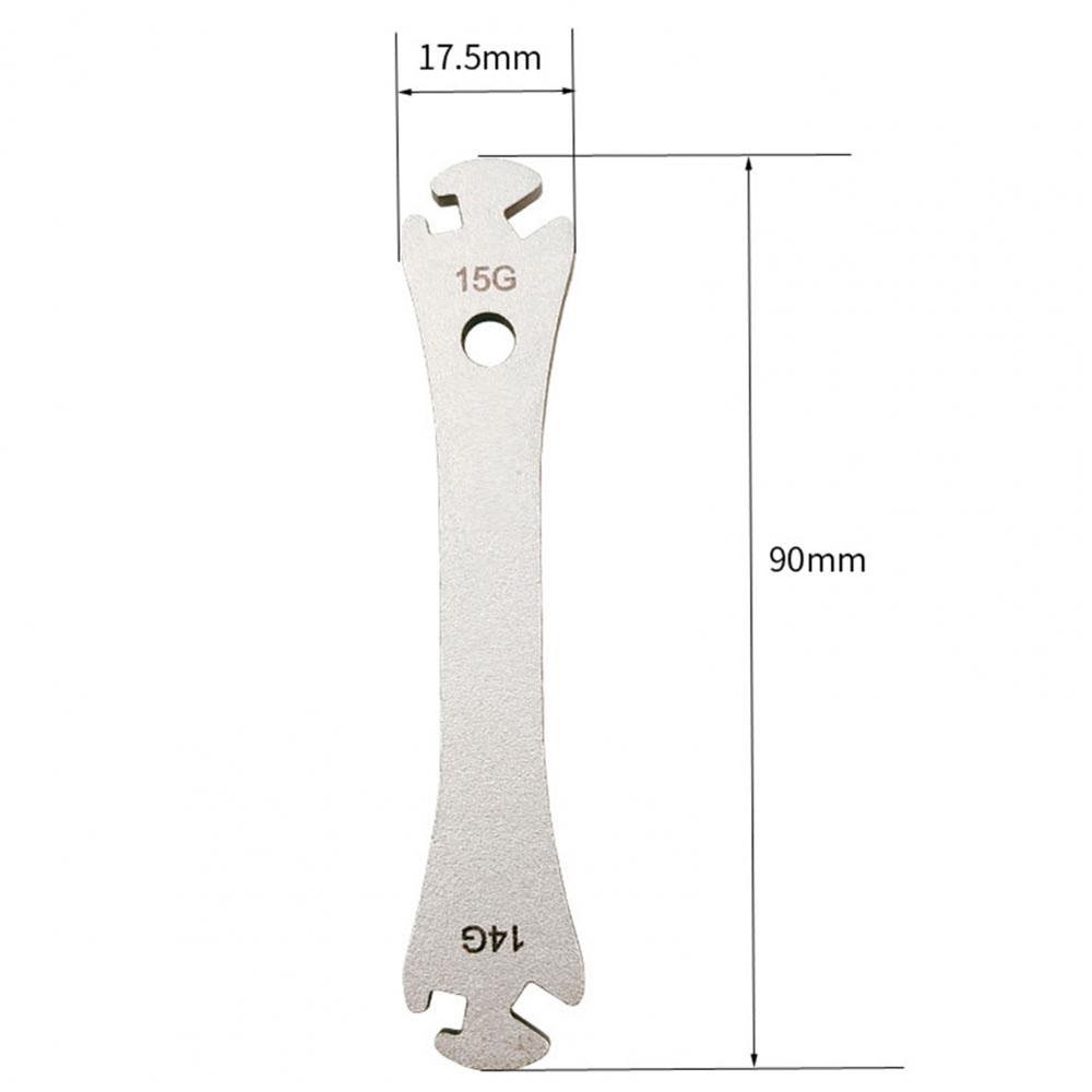 Removal Repair Tool Rim Wheel Spoke Wrench Wrench Fastening Correction Device Bicycle Spoke Wrench