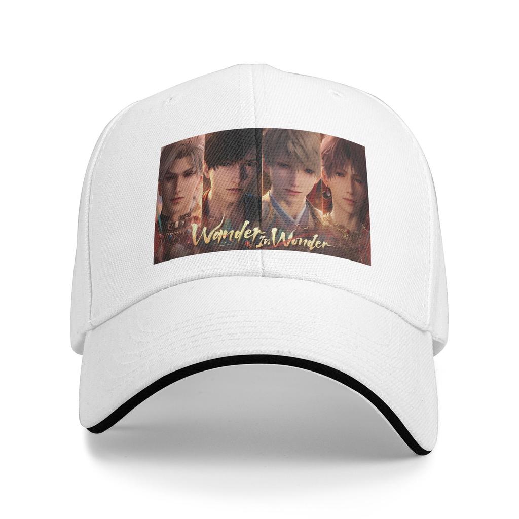 Love and Deepspace Boys Baseball Cap Hip Hop Sandwich Caps for Unisex Women Breathable Headwear Travel Gift
