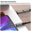 FONKEN Адаптер USB3.2 OTG Type C, 100 Вт, передача данных, 20 Гбит/с, цинковый сплав, быстрая зарядка, видеоразъем 8K для телефона, планшета