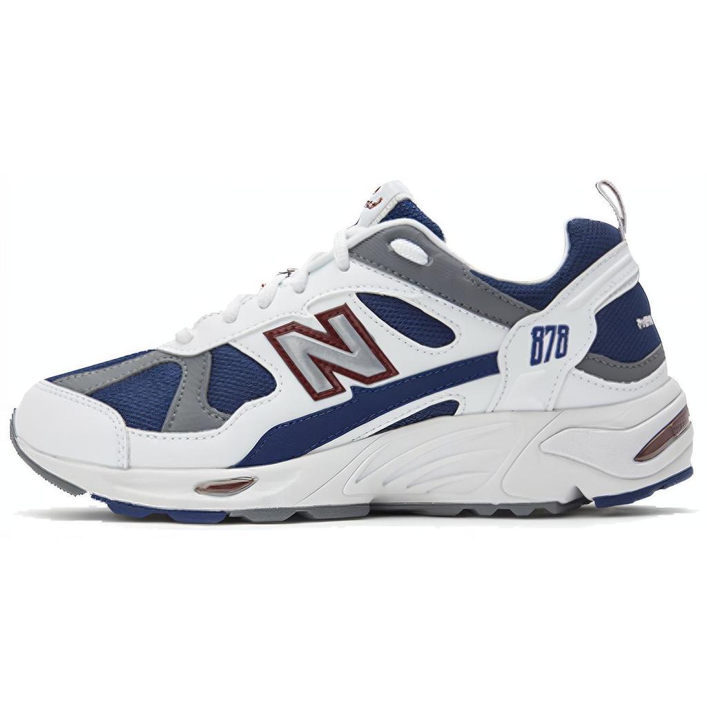 New Balance Nb 878 Minimalist Comfortable Low-Top Sports Casual Shoes Unisex Sneakers White Blue CM878RSD