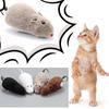 Puppy Simulation Mice Pet Supplies Clockwork Plush Mouse Squeak Noise Cat Play Toys Fake Mouse