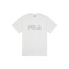Fila Футболки Мужские Белые С Круглым Вырезом Умеренный Прямой Крой FS2RSF2102X-OWH