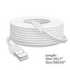 Сверхдлинный USB-кабель для зарядки Micro USB для камеры Длинный кабель-зарядное устройство