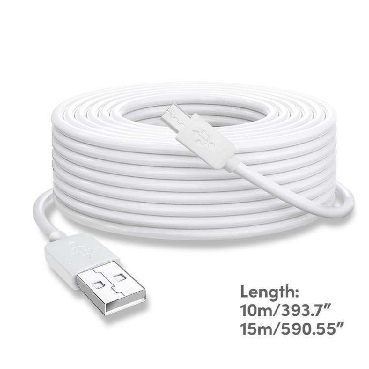 Сверхдлинный USB-кабель для зарядки Micro USB для камеры Длинный кабель-зарядное устройство