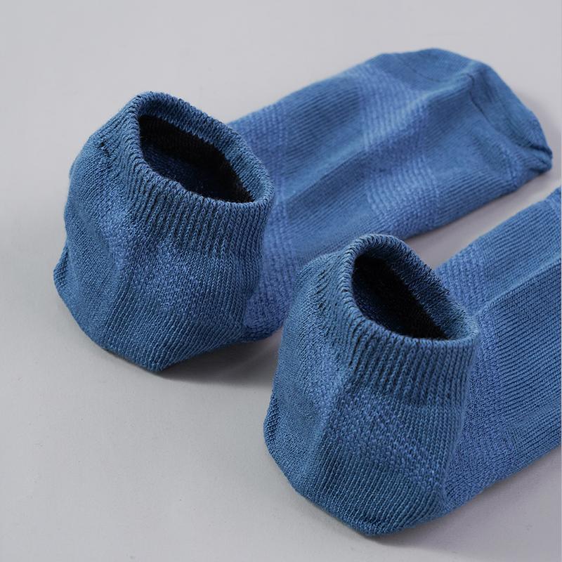 5 Pairs Men's Breathable Cotton Socks Sports Socks Slash Mesh Casual Athletic Cut Short Summer Thin Short Ankle Sock