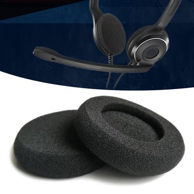 Сменные поролоновые амбушюры для гарнитуры Sennheiser PC230 PC8 PC-230 PC-8 USB, черные подушечки