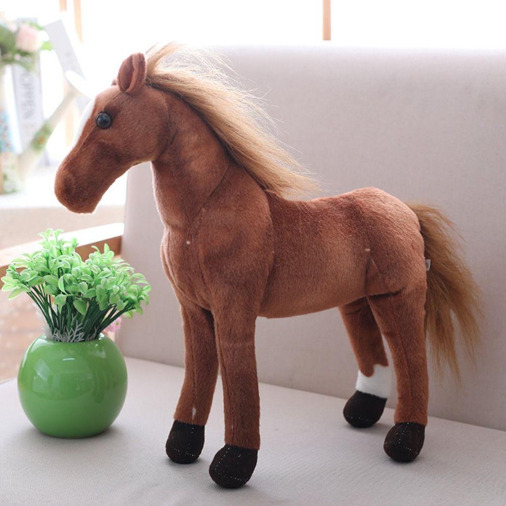 Simulation Horse Simulation Horse Plush Toys Simulation Horse Plush Doll Birthday Gift