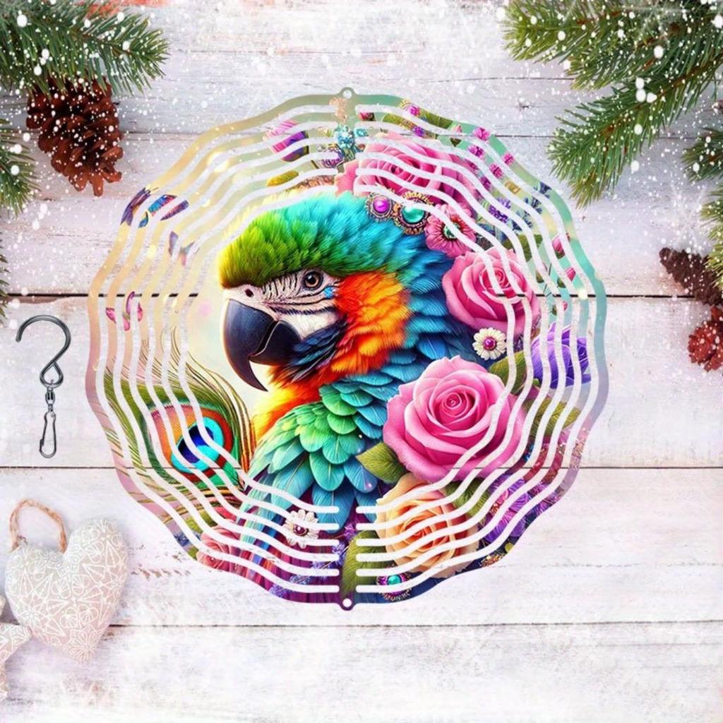 Яркий металлический колокольчик с мандалой и цветочным дизайном для декора сада на открытом воздухе, праздничный подарок на День благодарения, Рождество, Хэллоуин