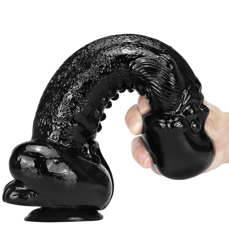 Женская Большая Лысая Голова Анальная Пробка Мягкое Расширение Заднего Двора Анус Большой Толстый Дилдо Дилдо Мастурбатор