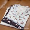 1011 Autumn New Three-color Butterfly Ice Silk Pajamas Internet Celebrity Explosion Ultra-thin Lapel Women's Loungewear