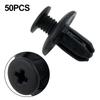 Упаковка из 50 пластиковых винтов для автомобиля для бамперов Легкая установка Надежные
