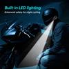 Y10  Helmet Headset Motorcycle 10m Intercom Bluetooth Headphone LED Lighting Interphone Music Player Moto Accessory