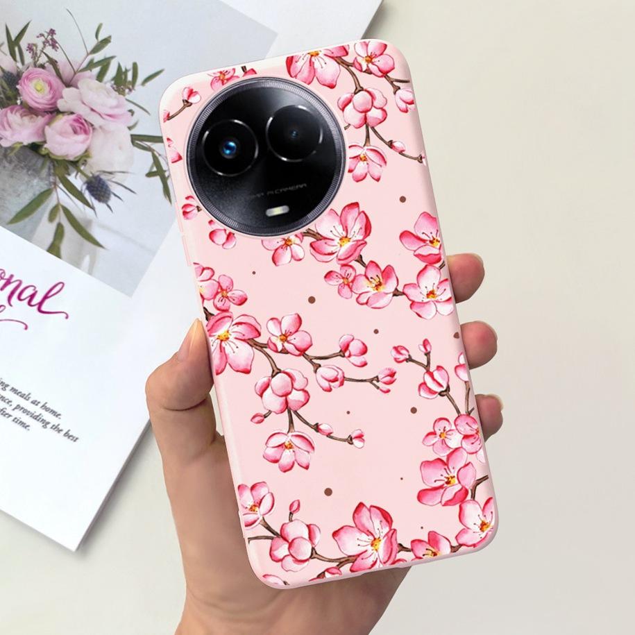 Ударопрочный Чехол Для Realme 11 5G / Realme 11X Чехол На Телефон Модный Девушки Мягкий Силикон Funda Для Realme11 11 X 2023 RMX3785 Coque