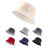 New Unisex Solid Foldable Bucket Hat Outdoor Sunscreen Hat Panama Bob Hip Hop Caps Sunhat Outdoor Beach Fisherman Cap for Women