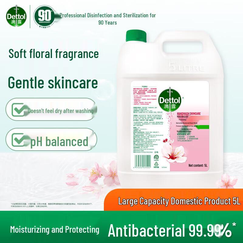 Dettol 5L Antibacterial Moisturizing Hand Soap