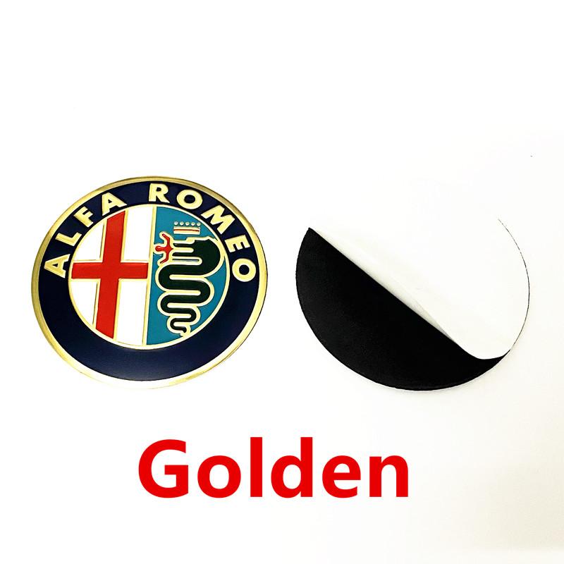 For Alfa Romeo 4pcs 40mm 50mm 56mm Car Wheel Hub Logo Sticker Rim Center Caps Cover Badge Decal ForAlfa Romeo 147 156 159 Mito G