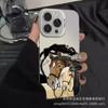 Граффити конь для Apple 15 цвет серебристый iPhone14Pro креативный 11promax матовый 16 защитный чехол 17