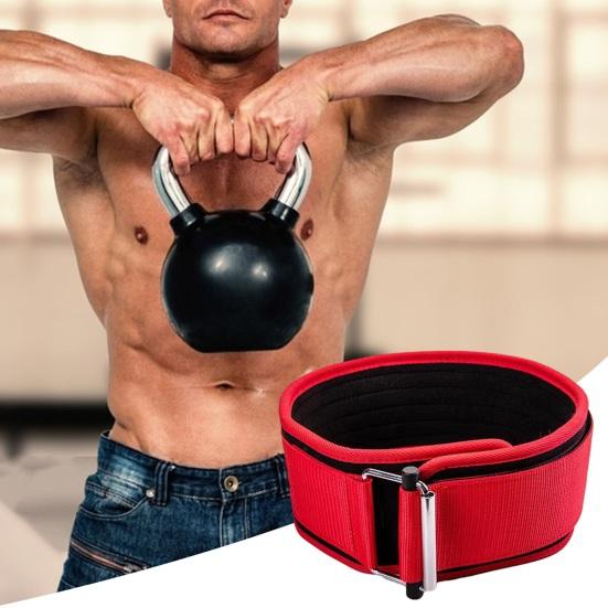 Quick Locking Weight Lifting Belt for Men & Women Comfortable Adjustable Lumbar & Back Support Belt for Bodybuilding Squats