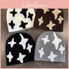 Fashion Pattern Star Neutral Casual Warm Knitted Hat For Autumn And Winter