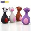 Мягкие резиновые жевательные игрушки, четыре стиля, пищащие интерактивные игры с метанием, милые и веселые, подходят для маленьких и средних собак