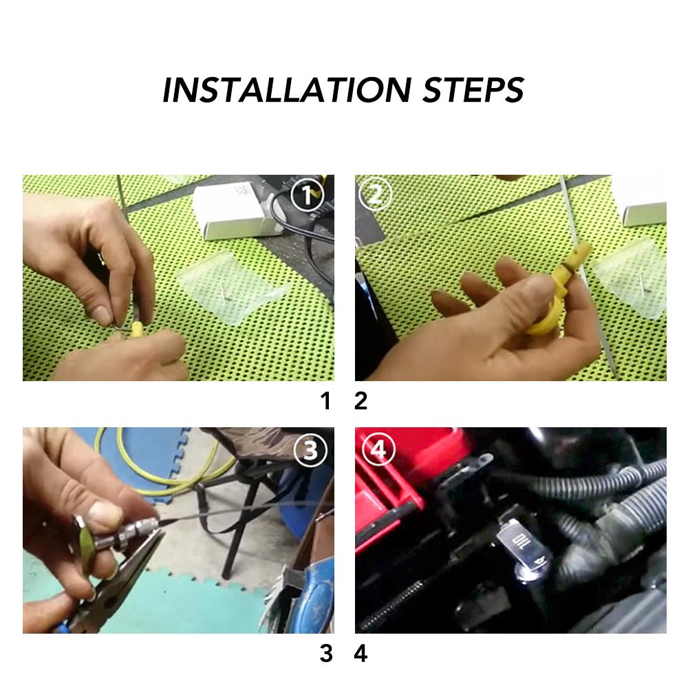 Ручка масляного щупа из алюминиевого сплава для Toyota Camry RAV4 Prado Corolla YARIS KIA Rio Sorento Sportage K2 K3 K5