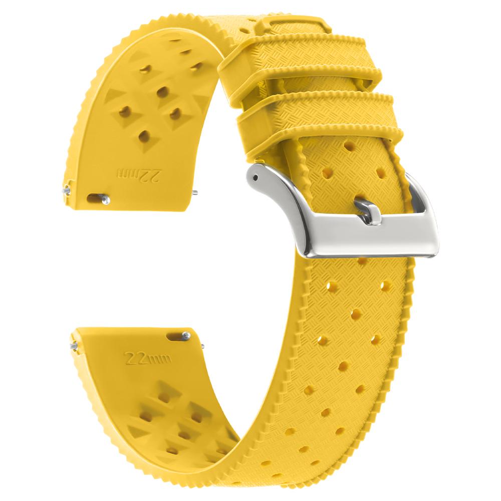 18/20/22mm Tropic Silicone Watch Straps for Seiko for Oris for Omega Quick Release Band Diving Waterproof Sports Rubber Bracelet